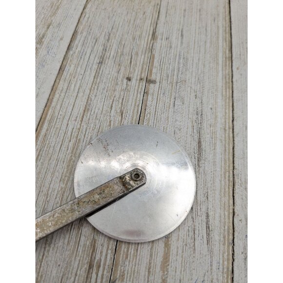 Vintage Kenberry Stainless Pizza Cutter Made in USA 6 1/4"  Wheel 2 1/4" - Picture 6 of 7